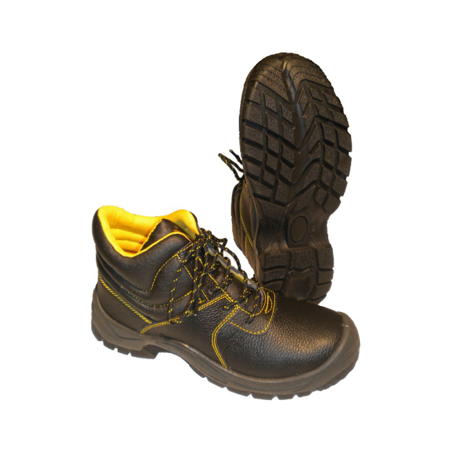 Water-repellent leather safety shoes - 2
