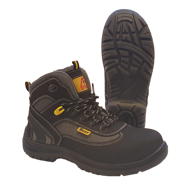 Safety shoe Hot Stuff in Nubuck leather - 1