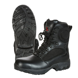 Reinforced safety shoe in full-grain leather. - 1