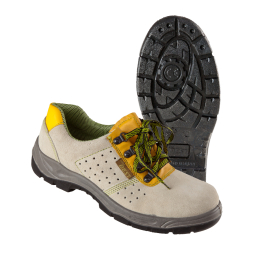 Breathable lace-up safety shoe - 1