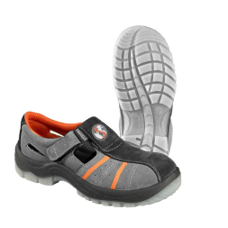 Sandales en cuir velour respirant - 1