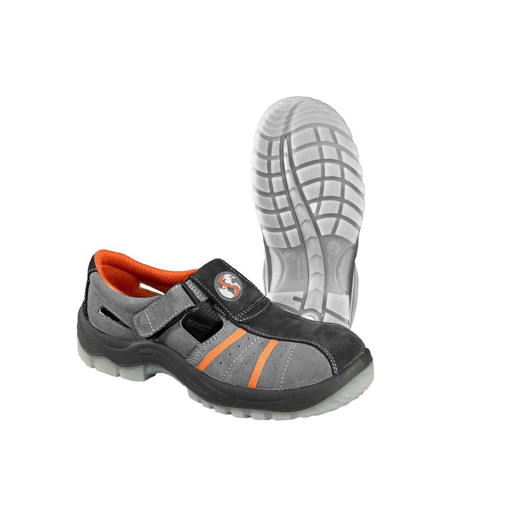 Sandales en cuir velour respirant - 1