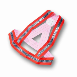 Reflective yellow or orange strap braces - 1