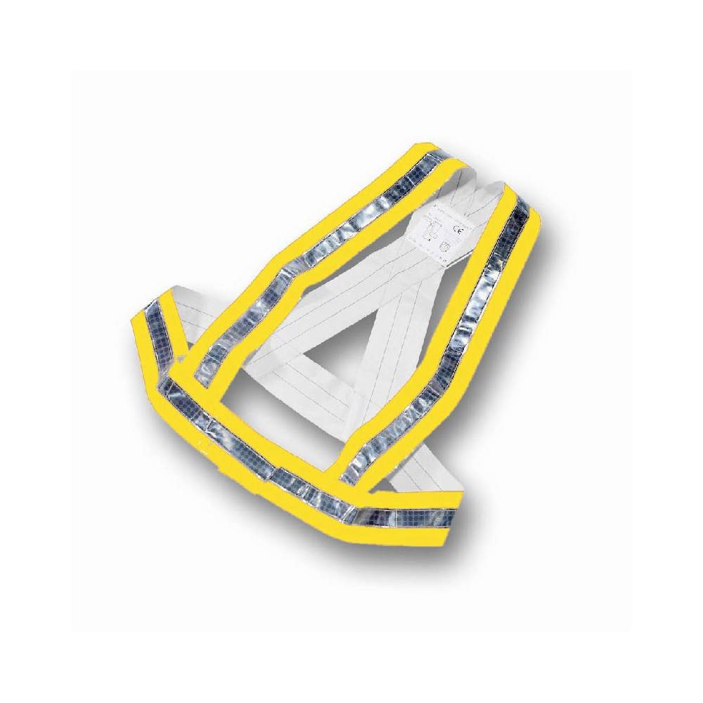 Reflective yellow or orange strap braces - 2