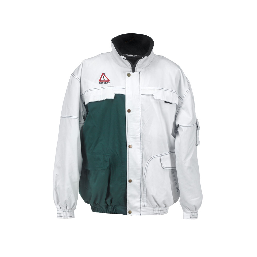 Blouson de travail matelassé bicolor - 1