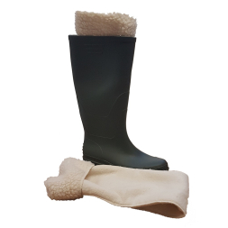 Chaussettes en fourrure pour bottes - 1