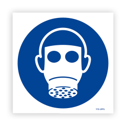 Mandatory respiratory protection sign - 1