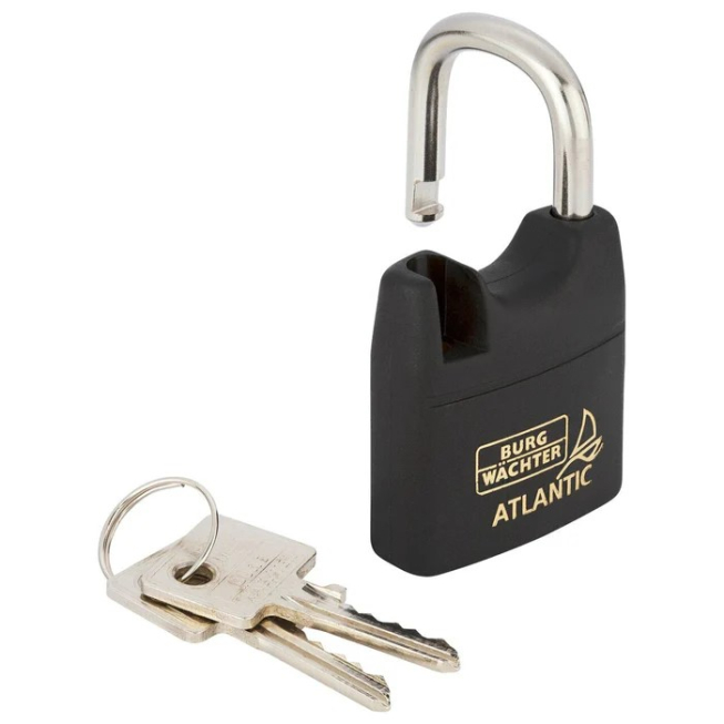 Stainless Steel Atlantic Padlock 30mm - Different Keys | Optimal Security