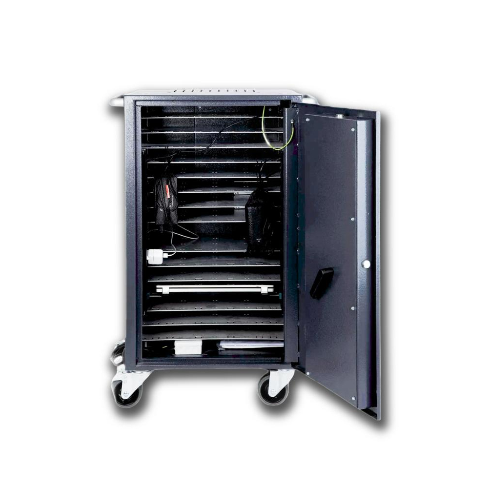 Chariot de chargement pour 15 ordinateurs portables / 30 tablettes - 1
