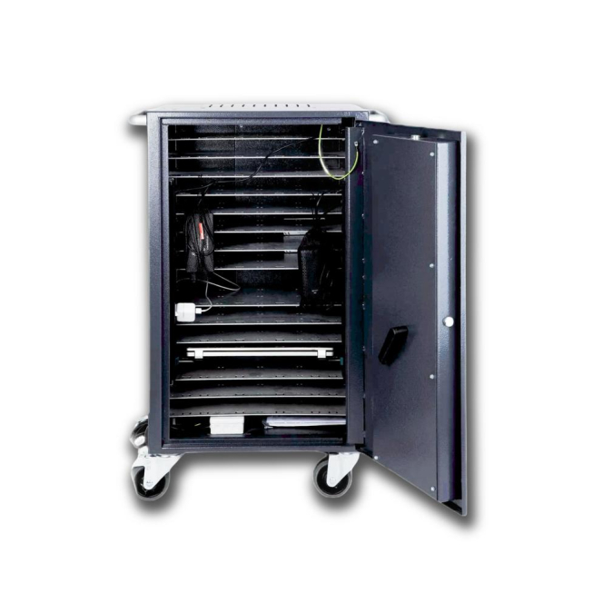Chariot de chargement pour 15 ordinateurs portables / 30 tablettes - 1