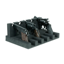 Foam support for 5 handguns for safes - 1
