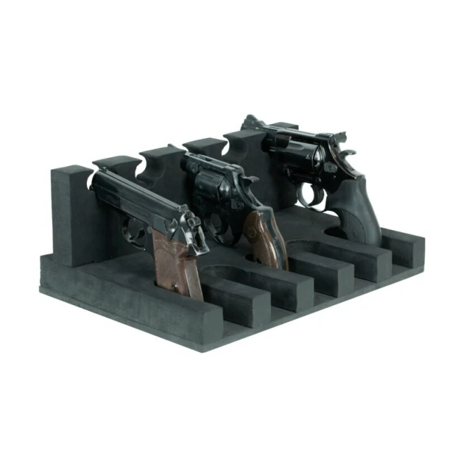 Foam support for 5 handguns for safes - 1 Foam support for 5 handguns for safes - 1