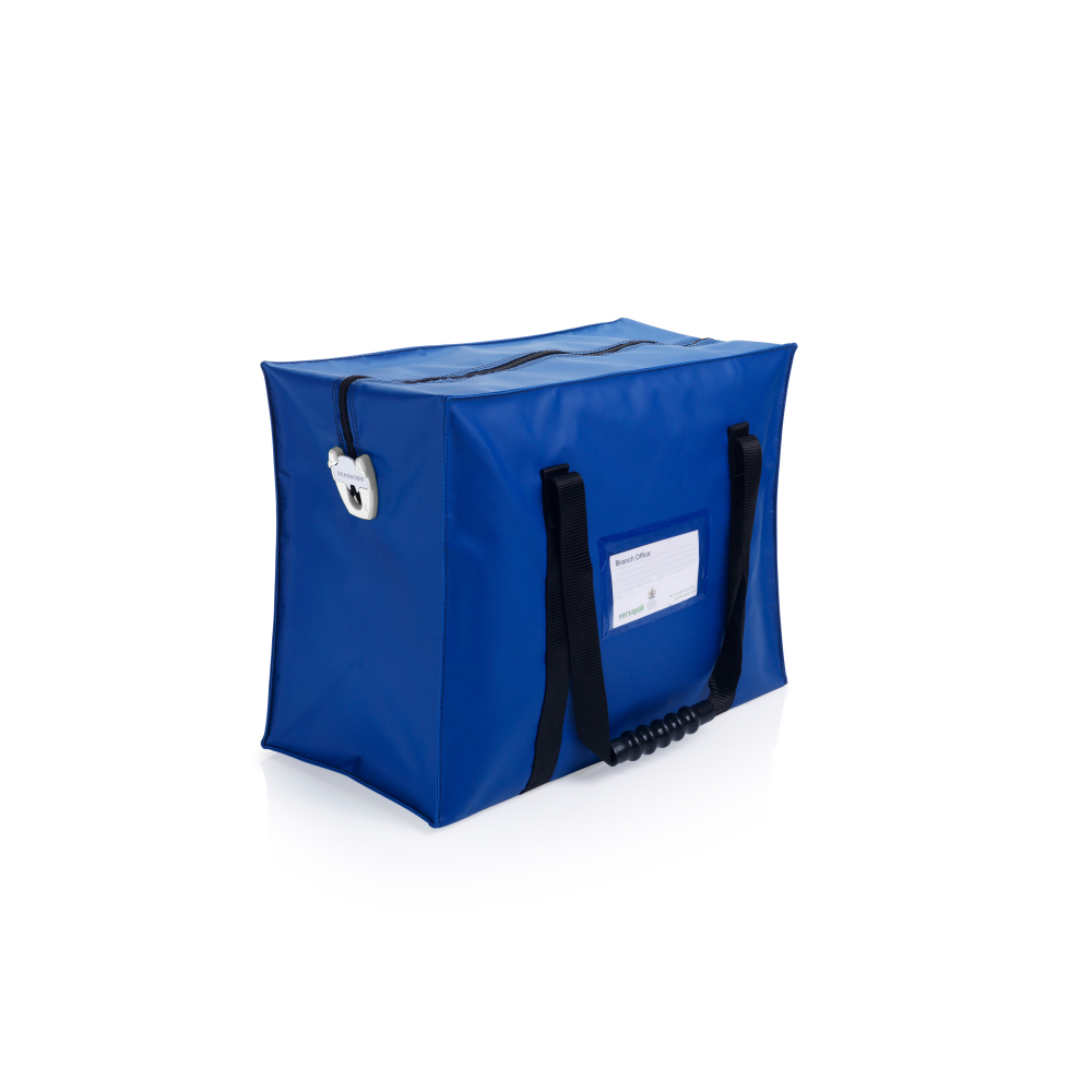 bag with transparent ID window