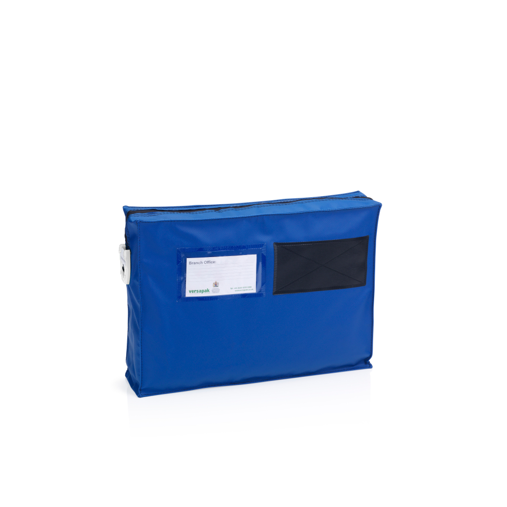 Gusseted bag – Small, blue