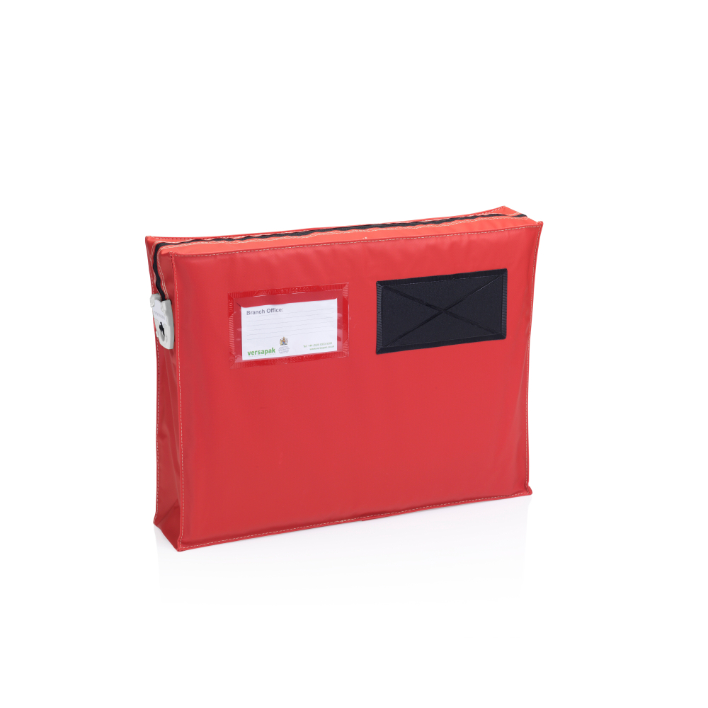 Gusseted bag –  medium, red