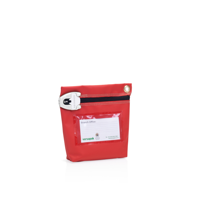 sac rouge compact pour cheques