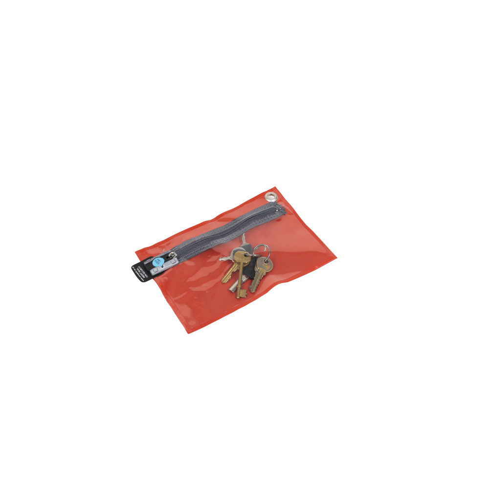 Red security pouch for cash