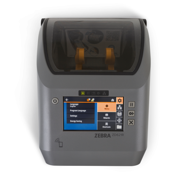 Imprimante transfert thermique de bureau pour étiquettes RFID - Zebra ZD621R - 2