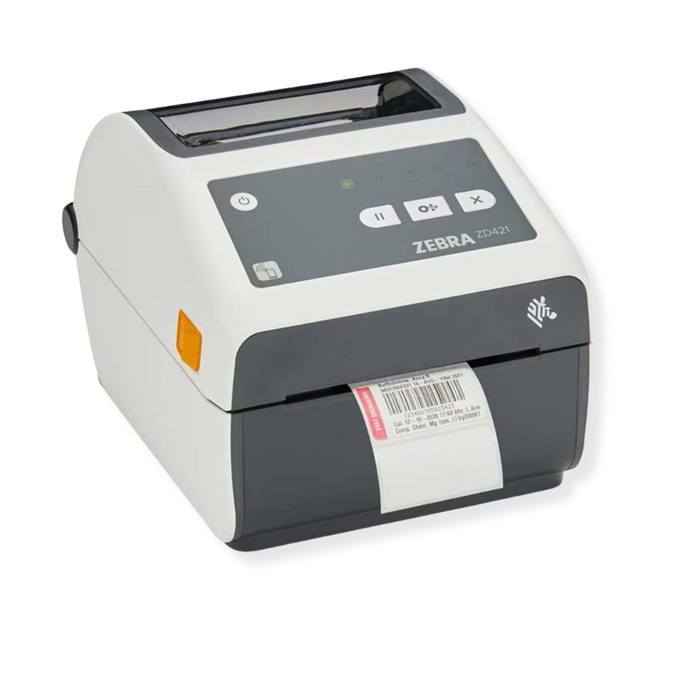 Imprimante d’étiquettes Code-barres & QR codes transfert thermique à cartouche Zebra ZD421C HC- 2