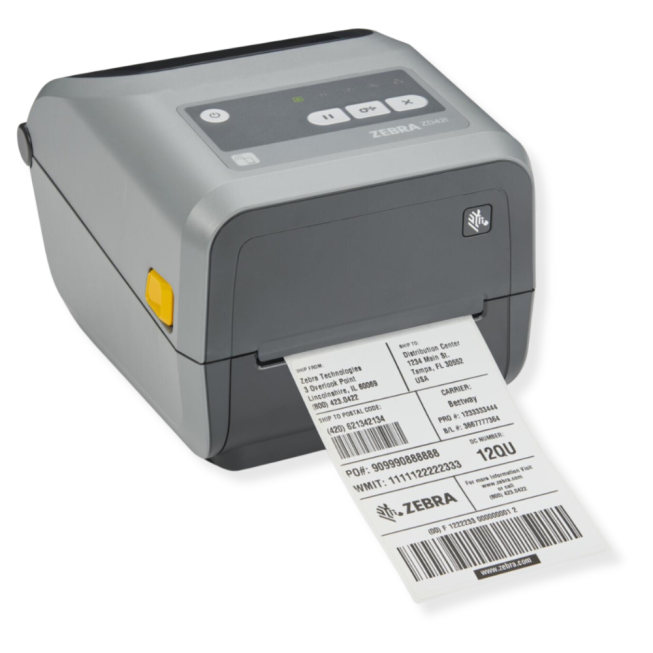 Thermal transfer cartridge barcode & QR code label printer Zebra ZD421C and ZD421HC - 1