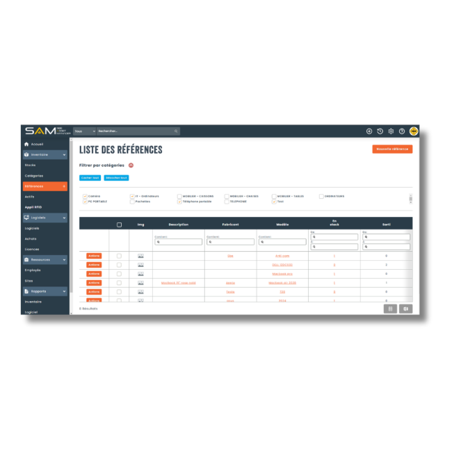 SAM - SBE Asset Manager - Inventory & asset management software - 12