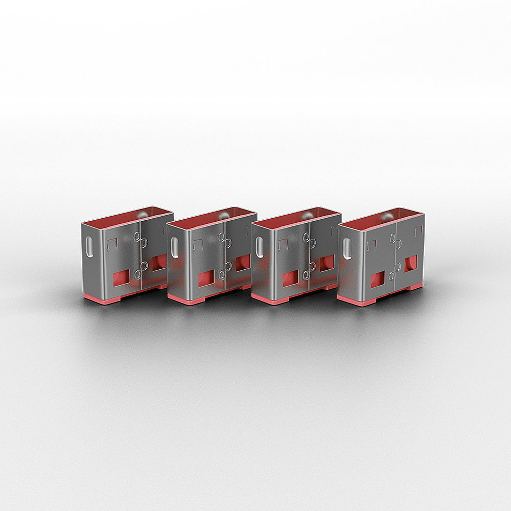 5 Bloqueur USB Type A - rose