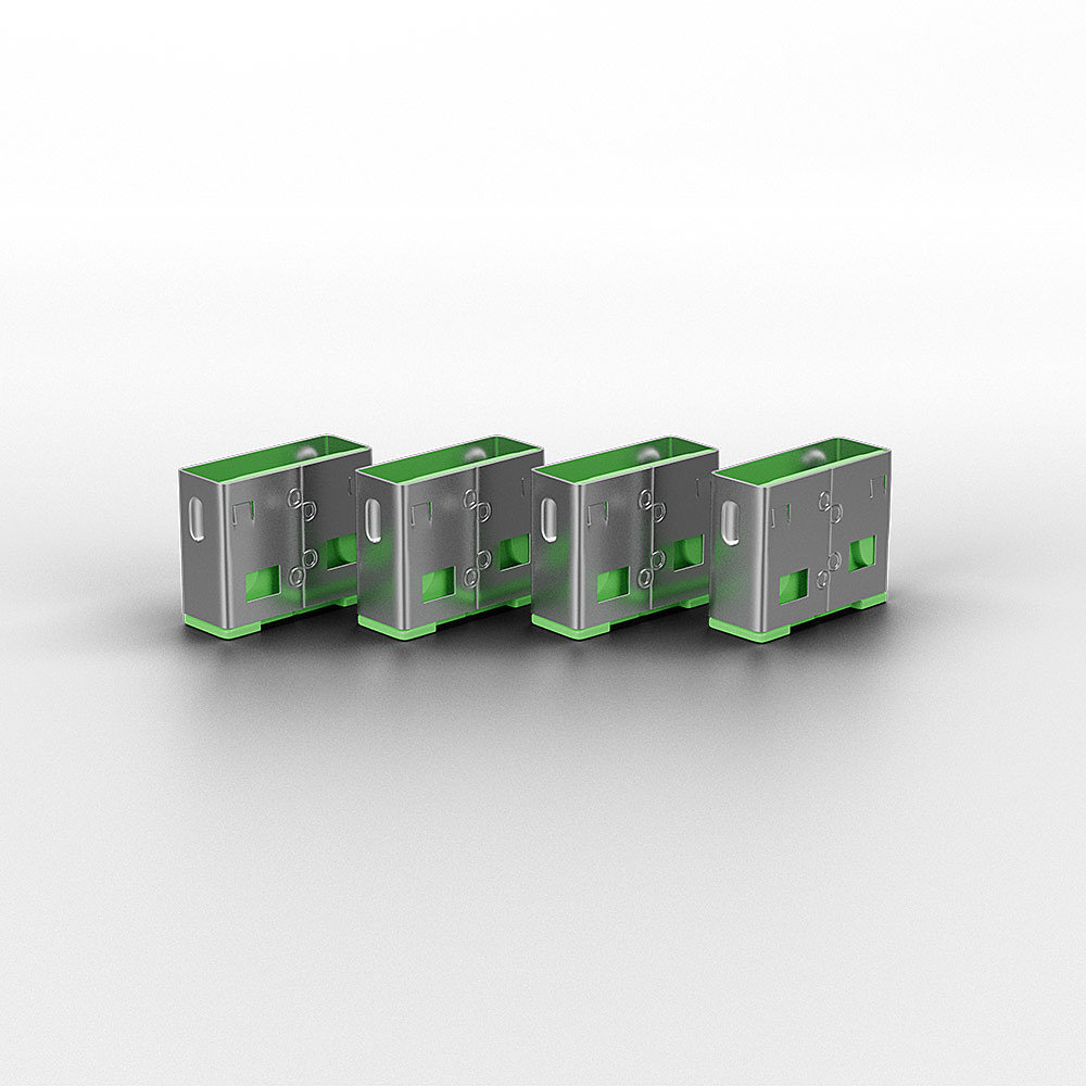 5 Bloqueur USB Type A - vert