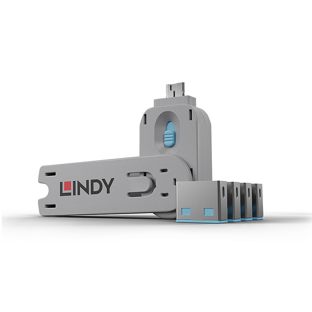 Kit Bloqueur USB Type A - bleu