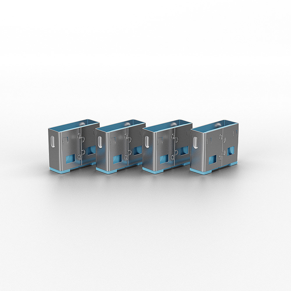 5 Bloqueur USB Type A - bleu