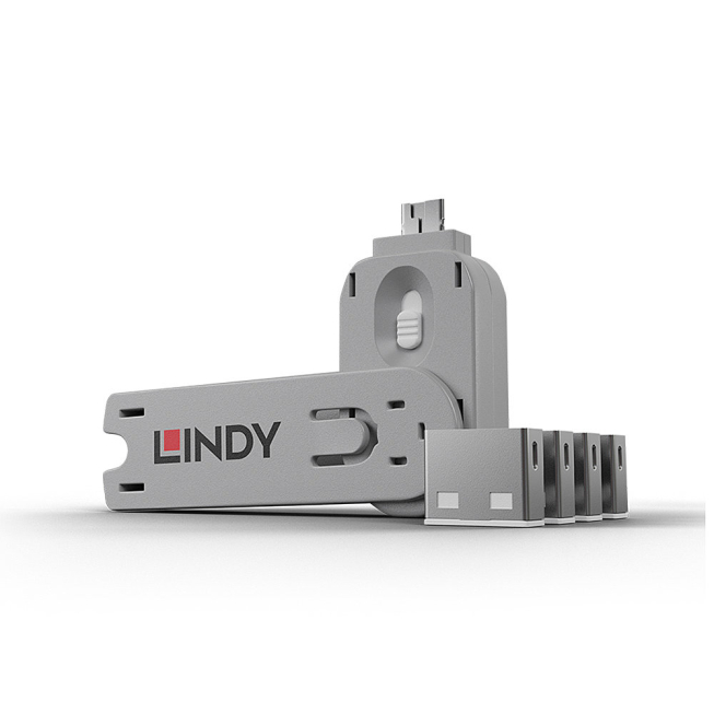 Kit Bloqueur USB Type A - blanc Kit Bloqueur USB Type A - blanc