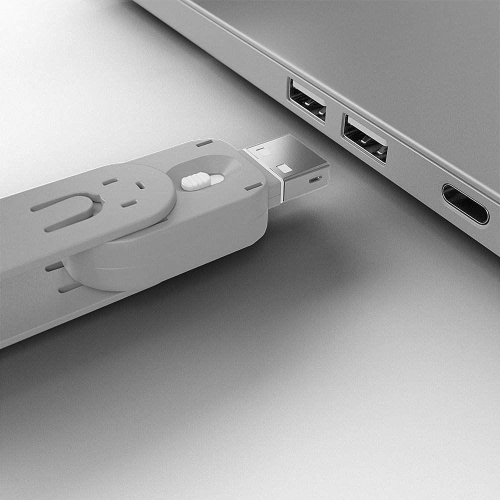 Installation du bloqueur USB Type A - blanc