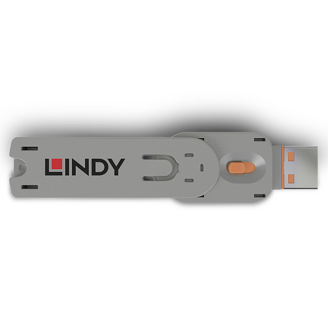 Clé pour Bloqueur USB Type A - orange
