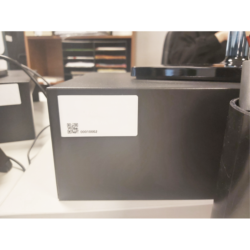 RFID HF-NFC 65x35 mm encoded and numbered label - 8