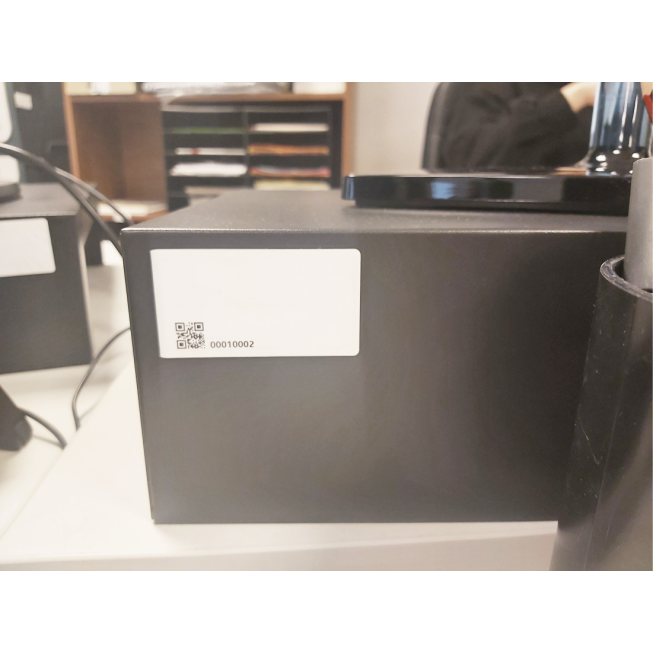 RFID HF-NFC 65x35 mm encoded and numbered label - 8