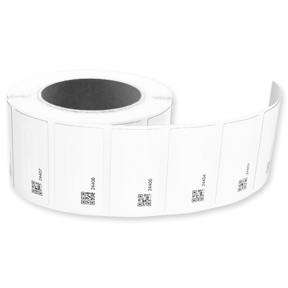 RFID HF-NFC 65x35 mm encoded and numbered label - 7