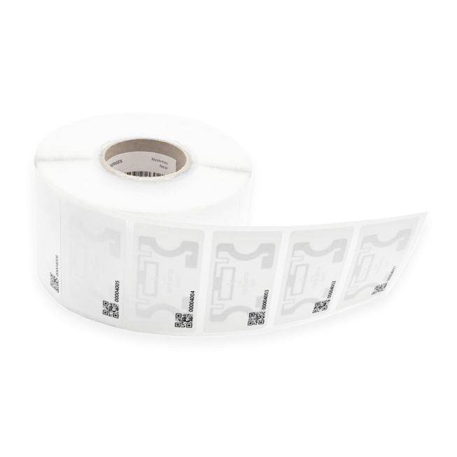 Blank 65 x 35 mm UHF RFID inventory tag - 2