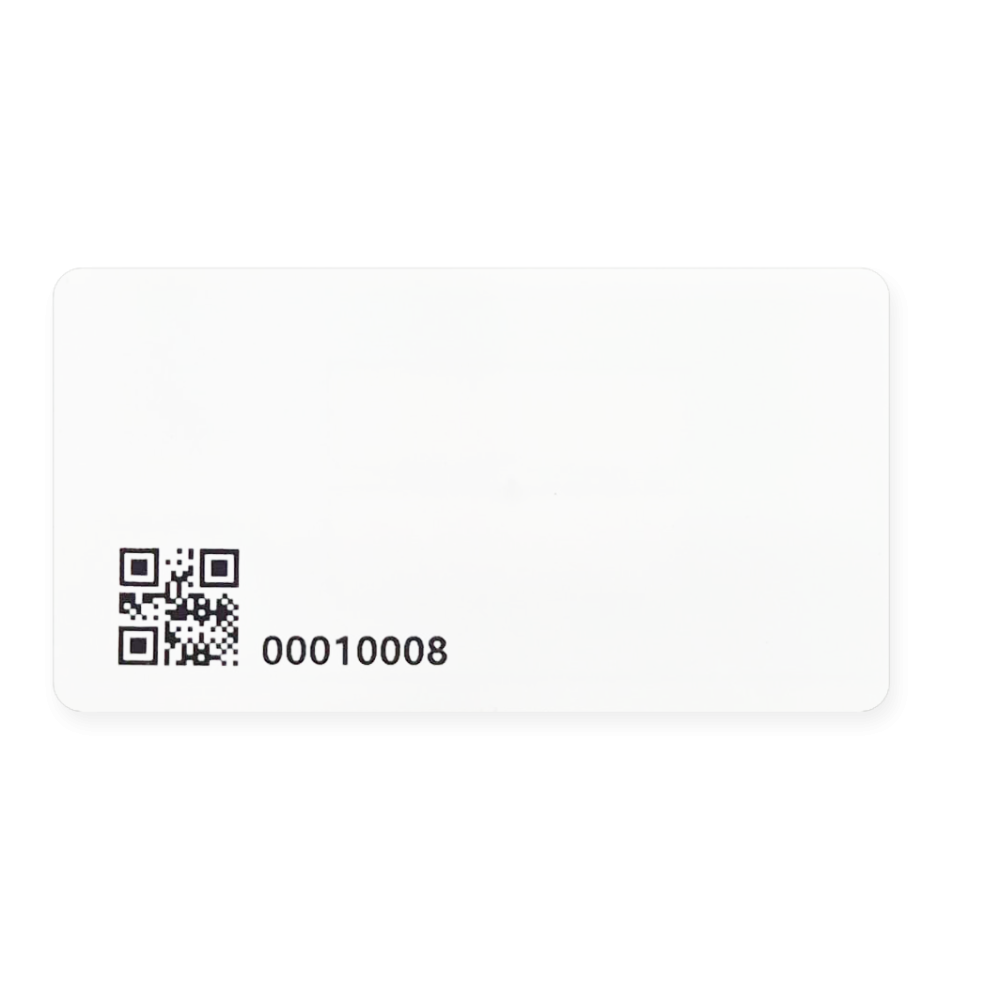 Blank 65 x 35 mm UHF RFID inventory tag - 8