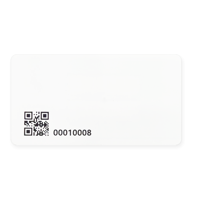 Blank 65 x 35 mm UHF RFID inventory tag - 8