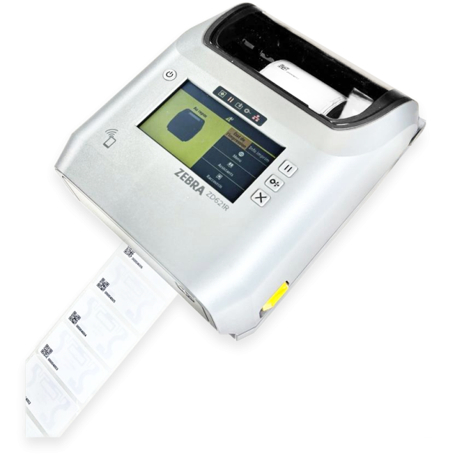 Blank 65 x 35 mm UHF RFID inventory tag - 5