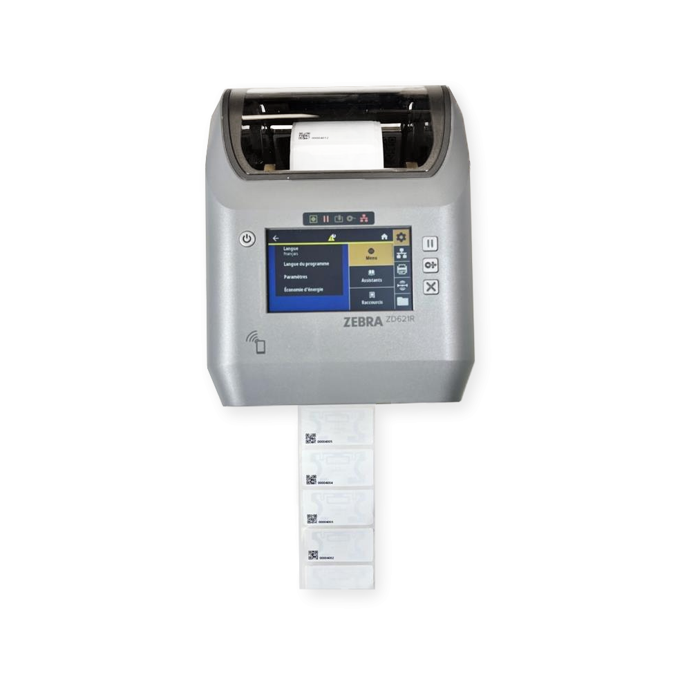 Étiquette RFID UHF toute surface dans l'imprimante