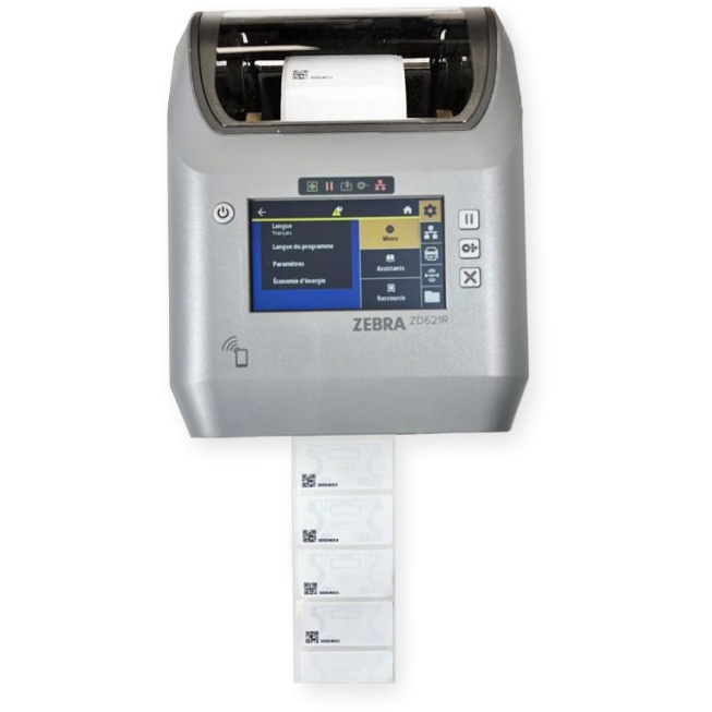 Étiquette RFID UHF toute surface dans l'imprimante