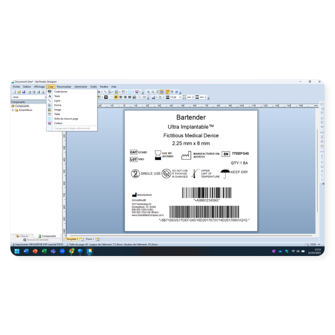 Bartender Starter/Professional Editions - Barcode & RFID Label Printing Software - 2 Bartender Starter/Professional Editions - Barcode & RFID Label Printing Software - 2
