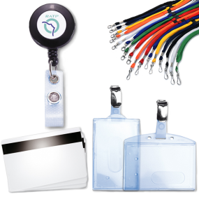 Employee badge, flexible case: Company Access Control