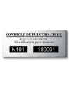 Étiquette numérotée