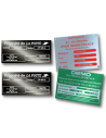 Plaque aluminium 3M