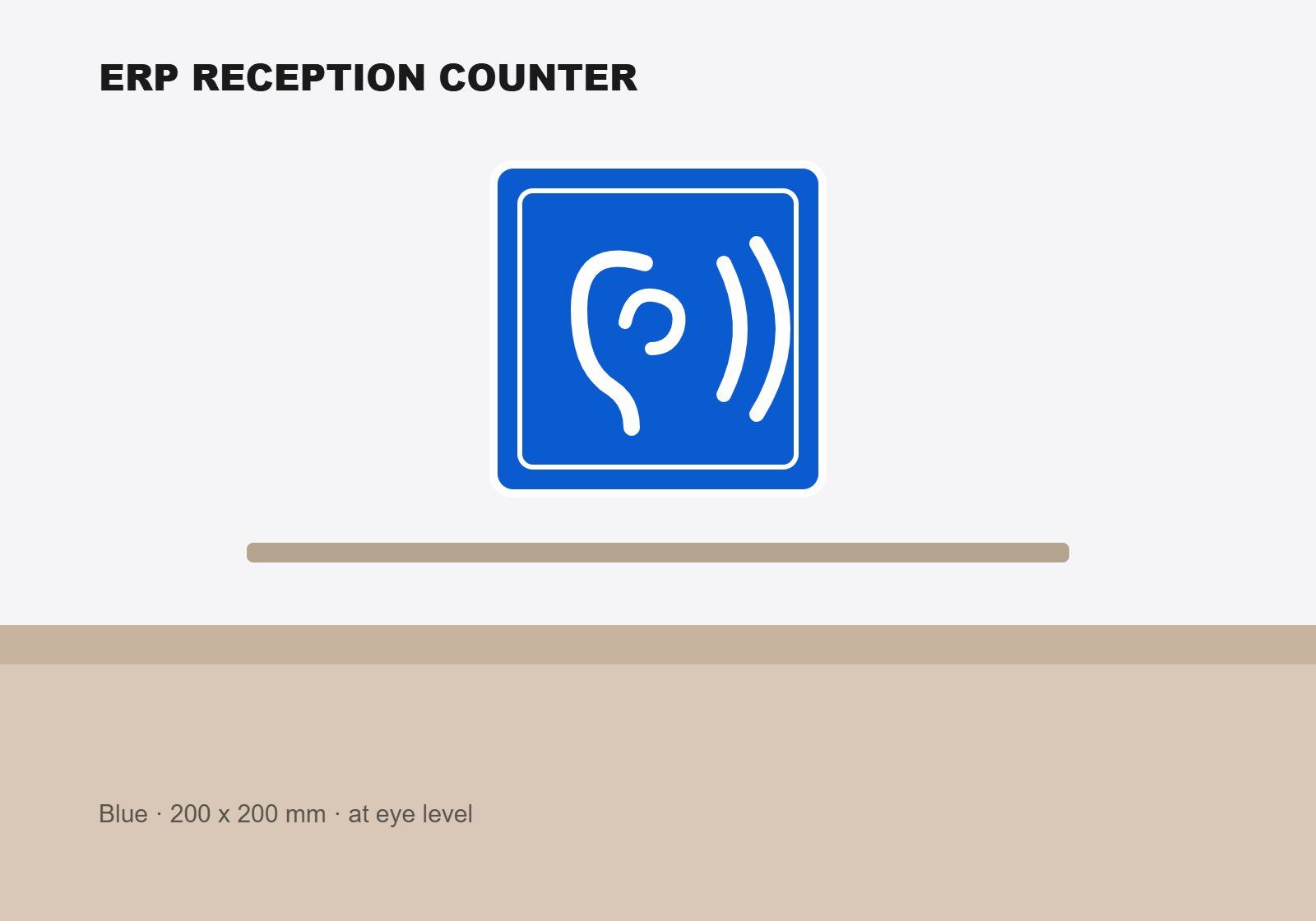 ERP Reception counter