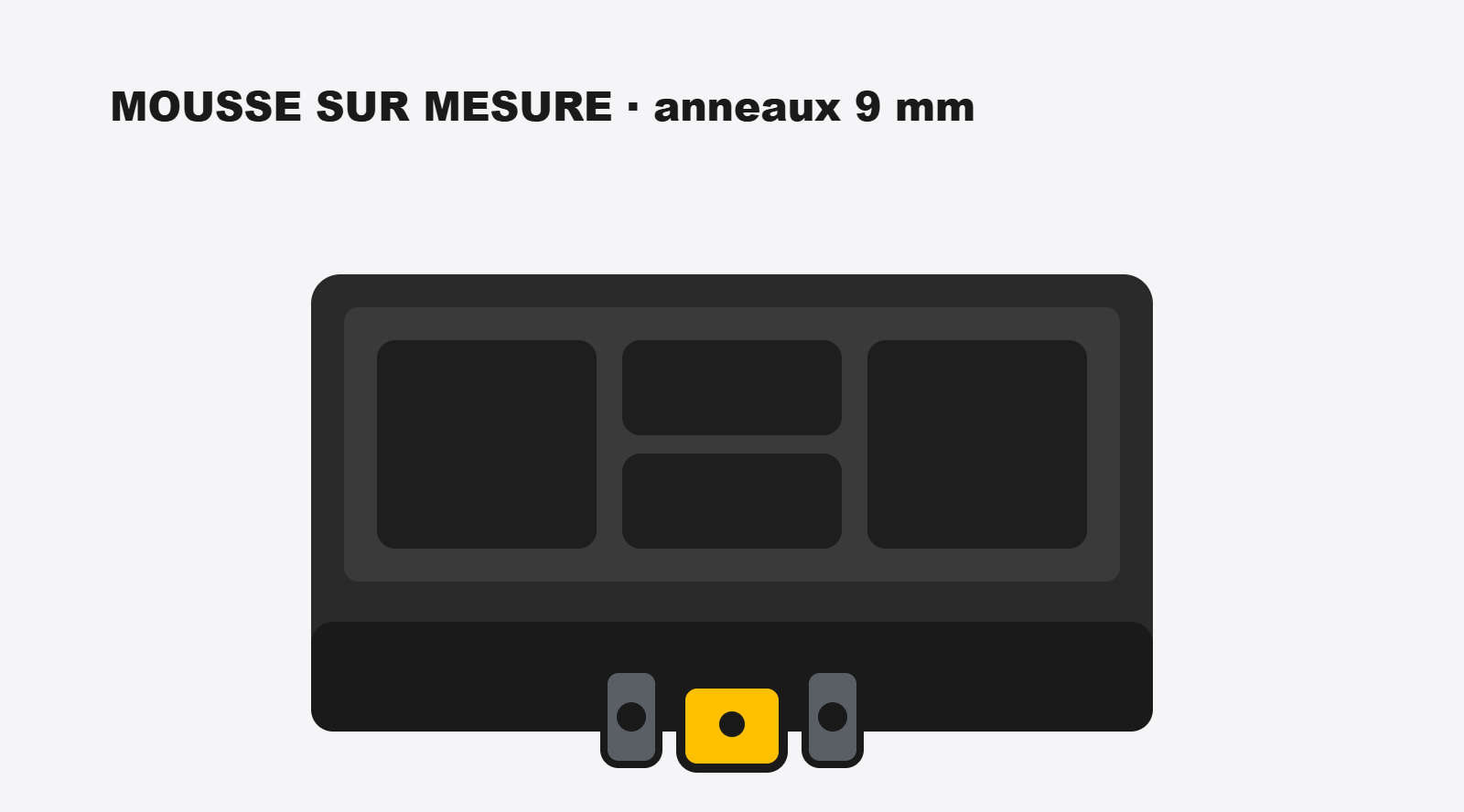 mousse sur mesure anneaux