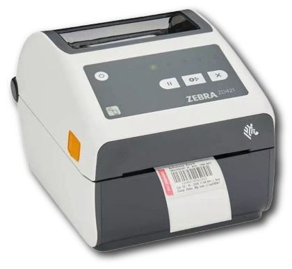 Imprimante d’étiquettes Code-barre & QR codes transfert thermique à cartouche Zebra ZD421C et ZD421HC  