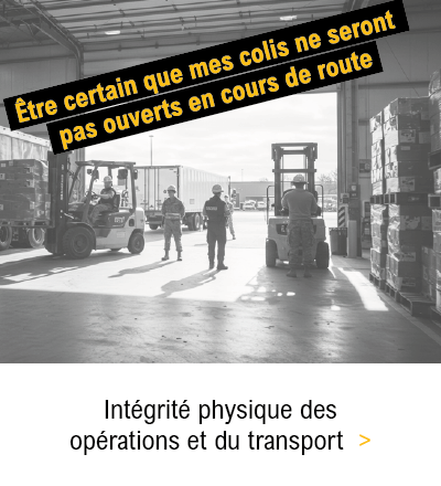 être certain que mes colis ne seront pas ouverts en cours de route