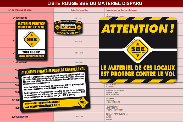 Comment réduire de 96% les vols grâce aux Marquages Antivols SBE ?